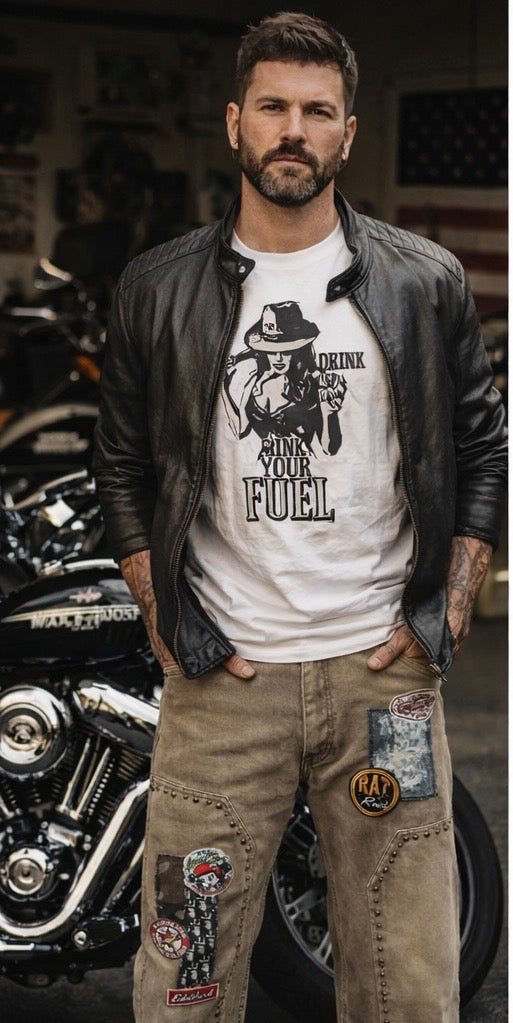T-Shirt "Drink Your Fuel" - Edizione Speciale Il Circolo Officine