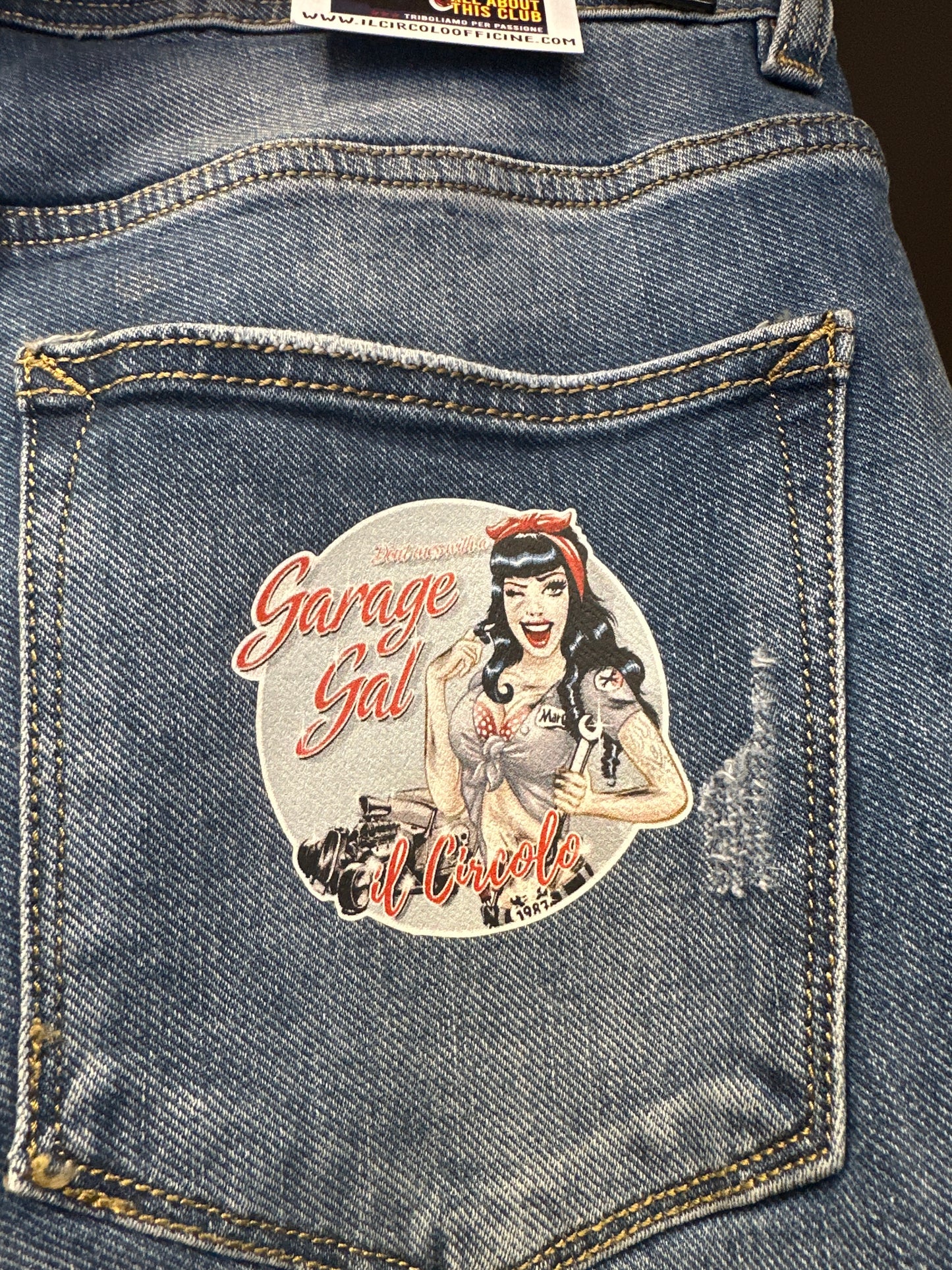 Jeans Destroyed Garage Gal – Il Circolo Officine
