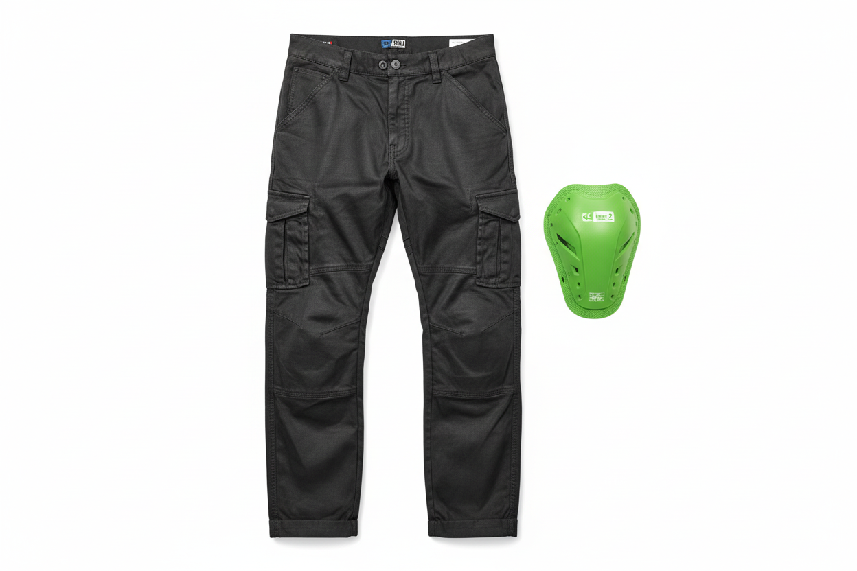 Cargo PMJ – Flat lay con protezioni