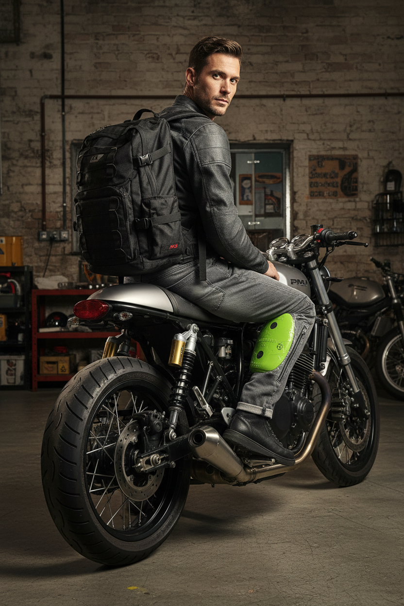 Jeans PMJ – Modello con borsa e protezioni
